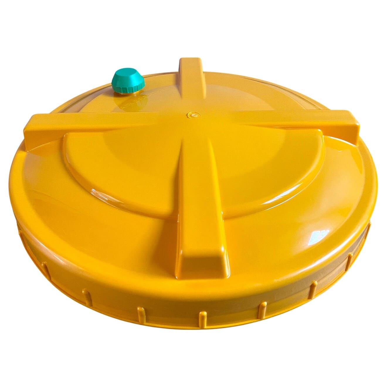 Inner Half Threaded Lid with Air Breather 425mm plastic water tank lid - INJECTO PLAST India